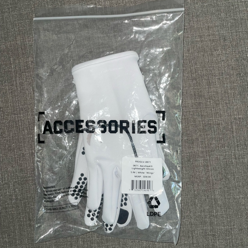 ASRV AEROHEAT White Gloves (Small)